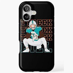 Tyreek Hill iPhone Orange Blue Tough Case