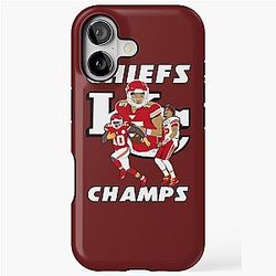 Patrick Mahomes and Tyreek Hill in KCC iPhone Tough Case