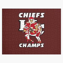 Patrick Mahomes and Tyreek Hill in KCC Jigsaw Puzzle