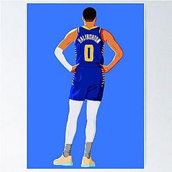 Tyrese Haliburton Indiana Pacers Basketball Poster