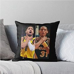 Tyrese Haliburton Reggie Miller Throw Pillow