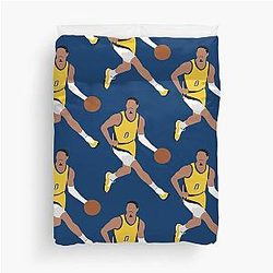 Tyrese Haliburton Indiana Duvet Cover
