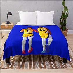 Tyrese Haliburton Pascal Siakam Indiana Pacers Basketball Throw Blanket