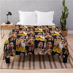 Tyrese Haliburton Reggie Miller Throw Blanket