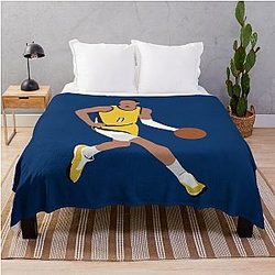 Tyrese Haliburton Indiana Throw Blanket
