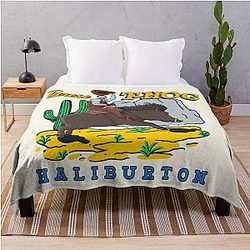 Tyrese Haliburton T-Hog Indiana Basketball Throw Blanket