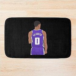 Tyrese Haliburton Classic T-Shirt Bath Mat