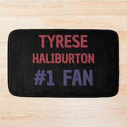 Tyrese Haliburton Fan Bath Mat
