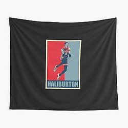 Tyrese Haliburton Layup Tapestry