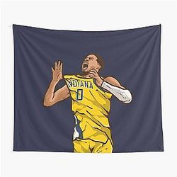 Tyrese Haliburton Celebration Tapestry