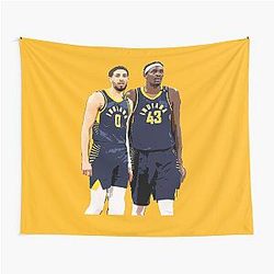 Tyrese Haliburton & Pascal Siakam Tapestry