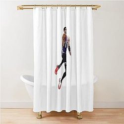 Tyrese Haliburton Layup Shower Curtain