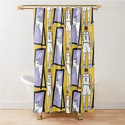 Tyrese Haliburton GOAT Shower Curtain