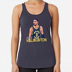 Tyrese Haliburton Racerback Tank Top