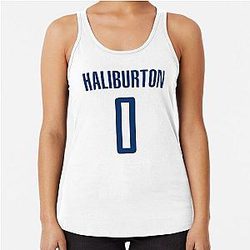 Tyrese Haliburton Pacers Racerback Tank Top