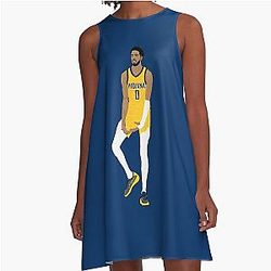 Tyrese Haliburton Celebration A-Line Dress