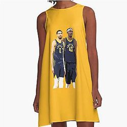 Tyrese Haliburton & Pascal Siakam A line dress