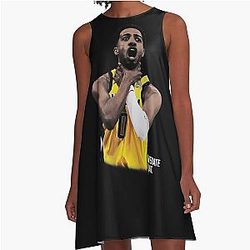 Tyrese Haliburton Pacers Fan Art A-Line Dress