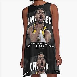 Tyrese Haliburton Choke Celly A-Line Dress