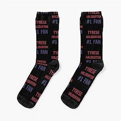 Tyrese Haliburton Fan Socks