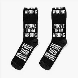 JUN-29 Prove Them Wrong Tyrese Haliburton Slogan Socks