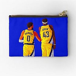 Tyrese Haliburton and Pascal Siakam Indiana Pacers Basketball Pouch