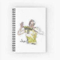 Tyrese Haliburton Spiral Notebook