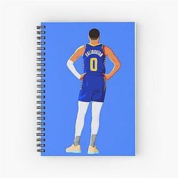 Tyrese Haliburton Indiana Pacers Basketball Spiral Notebook