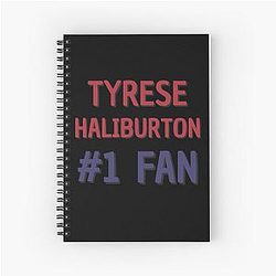 Tyrese Haliburton Spiral Notebook