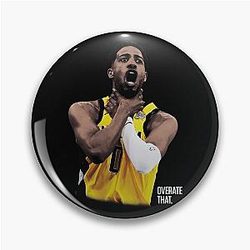 Tyrese Haliburton Pacers Over Fan Art Pin