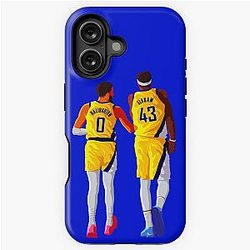Tyrese Haliburton and Pascal Siakam Indiana Pacers Basketball iPhone Case