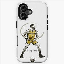 Tyrese Haliburton Composure Ink Tribute iPhone Case