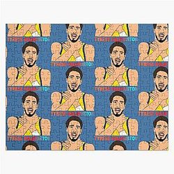 Tyrese Haliburton Celebration Jigsaw Puzzle
