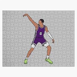 Tyrese Haliburton Hold It Kings Jigsaw Puzzle