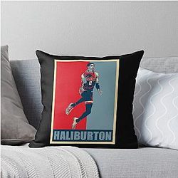 Tyrese Haliburton Throw Pillow