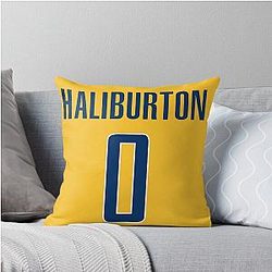 Tyrese Haliburton (Pacers) Throw Pillow