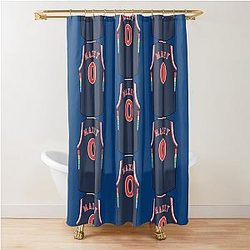 Tyrese Maxey Jersey Shower Curtain