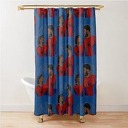 Tyrese Maxey Spider Shower Curtain