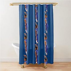 Tyrese Maxey Celebrates Point Shower Curtain