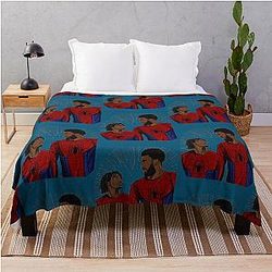 Tyrese Maxey Spider Throw Blanket