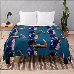 Tyrese Maxey Throw Blanket