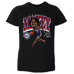Tyrese Maxey Philadelphia 76ers Cartoon Toddler Shirt - WHT