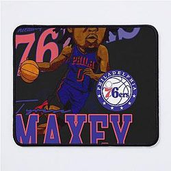 Philadelphia 76ers Tyrese Maxey Caricature Mouse Pad
