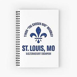 Tyron Woodley Spiral Notebook