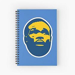 Tyron Woodley Yellow Spiral Notebook