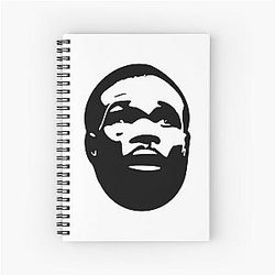 Tyron Woodley Black Spiral Notebook