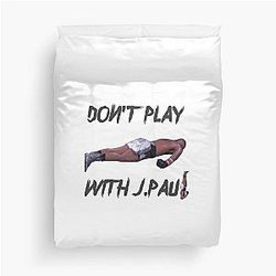 Don't Play with Jake Paul KO Tyron Woodley Duvet Cover