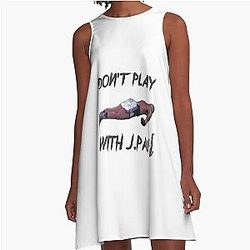 Don't Play With Jake Paul K.O Tyron Woodley A-Line Dress