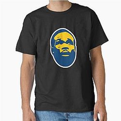 Tyron Woodley Classic Blue Yellow Shirt