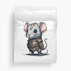 Warrior Rat Duvet Cover